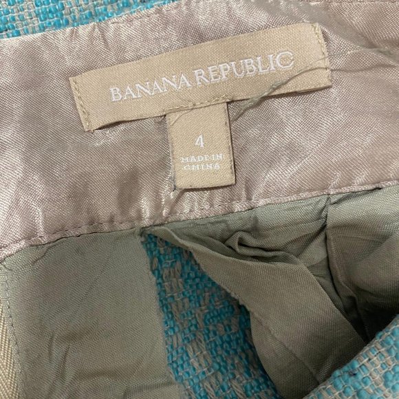 Banana Republic Women’s‎ Size 4 Blue and Beige dres - Picture 6 of 6